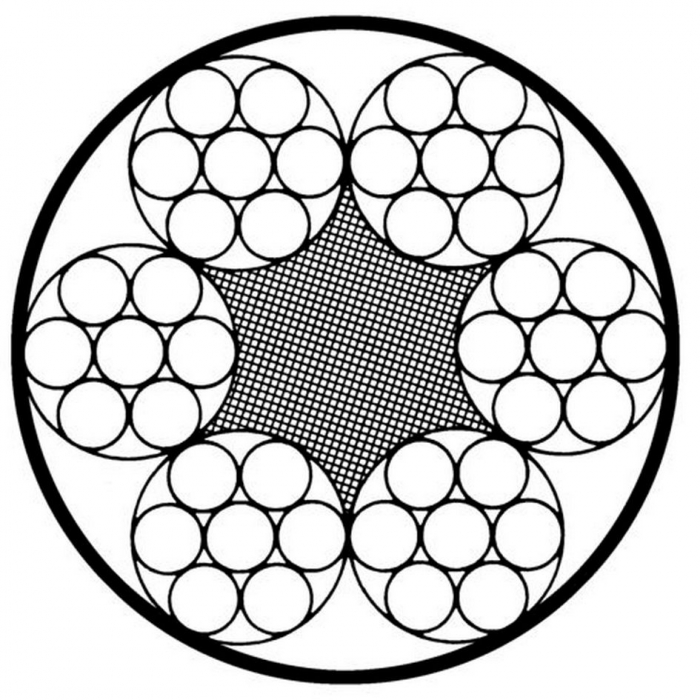 6×7+FC steel wire rope
