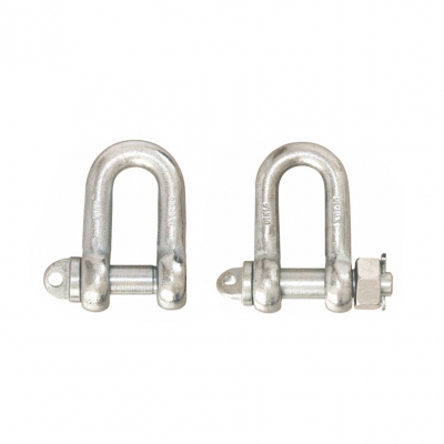 DIN82101 Type A & C forged zinc plated D shackle